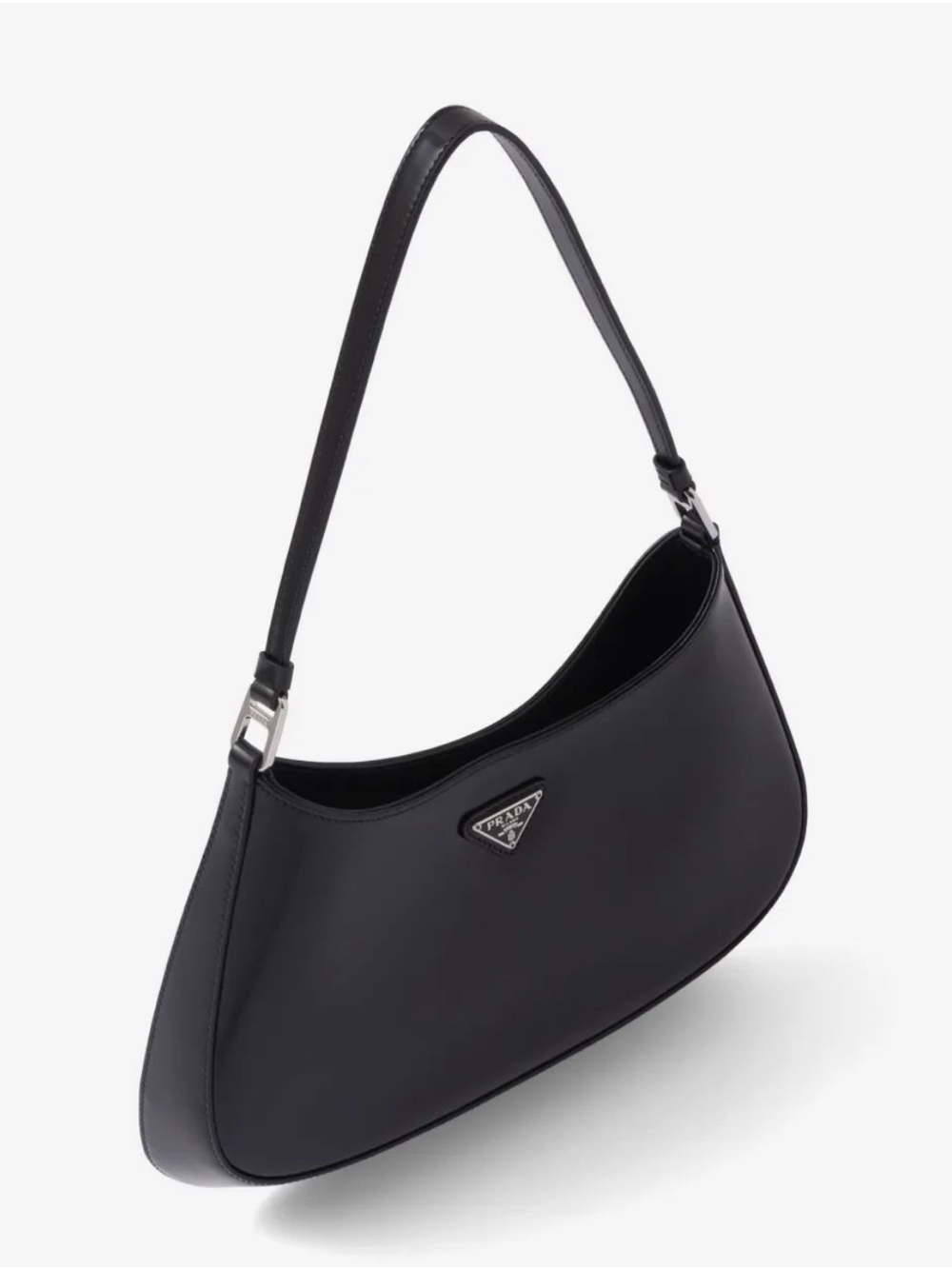 Prada Cleo Brushed Leather Shoulder Bag - Picture 13 of 14